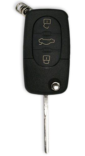 AUDI HU-AA_HU66 голова+вилка 3 кн. с FLIP лез. с лого CR1616