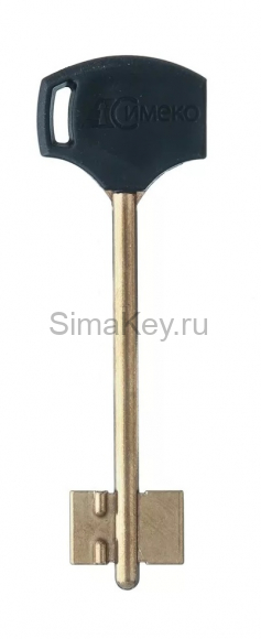 Заготовка ключа Симеко-2 102*22,3*14,6 мм, лат., штамп., с пластиком, б/п