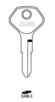Заготовка ключа KAW-3_KW7_KA16_KW9 Kawasaki