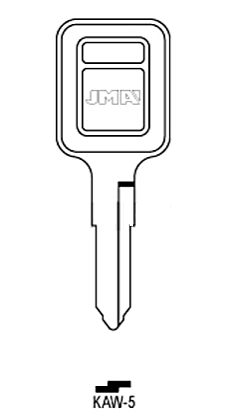 Заготовка ключа KAW-5_KW12_KA2_KW15 Kawasaki