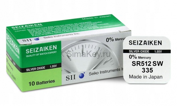 Элемент питания SEIZAIKEN 335 (SR 512SW)
