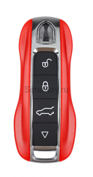 Универсальный ключ XM серии VVDI Key Tool, 4 кнопки, стиль Porsche (XSPS01EN) XM38