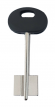 Заготовка ключа Mottura MTR5G 79,4/59,2*17,60 мм, лат., лит., с пластиком