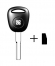 Заготовка ключа Yamaha TP05SAA-1.P (Silca YM30T5) транспордер