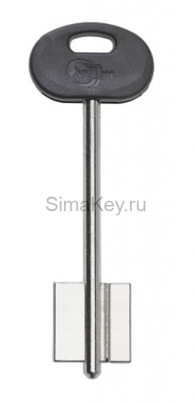 Заготовка ключа Меттэм-24 99/77*21,4*22 мм, лат., лит., с пластиком