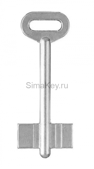 Заготовка ключа Мариуполь-3 74/58*27,9*12,8 мм, лат.