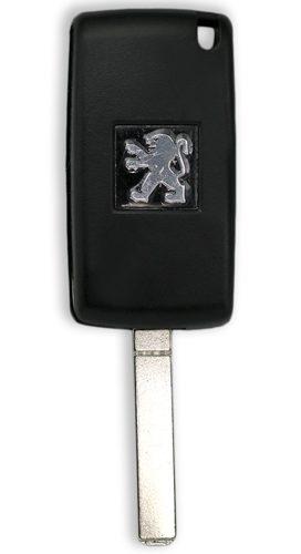 PEUGEOT CIT-1_VA2 корпус пульта 3 кн. с FLIP лез. с лого