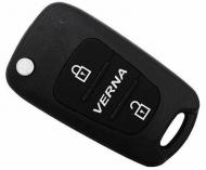 HYUNDAI VERNA HY-18_KIA8 корпус пульта 3 кн. с FLIP лез. c лого HYUNDAI VERNA HY-18_KIA8 корпус пульта 3 кн. с FLIP лез. c лого