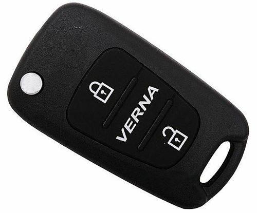 HYUNDAI VERNA HY-18_KIA8 корпус пульта 3 кн. с FLIP лез. c лого
