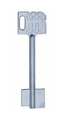 Заготовка ключа Mauer-88827/0001 сейфовый L=90 D=7.0x6.0х3.6 B=16.3х22.5