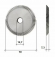 Фреза угловая KEYWORLD HJ0011 70х7,3х12,7xT100 A40° HSS