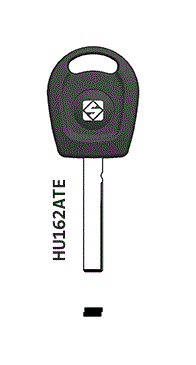 Заготовка ключа x_HU162ATE_x_x под чип (Volkswagen, Audi, Skoda)