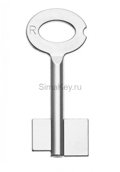 Заготовка ключа Mauer 888686/0011 сейфовый L=55 mm