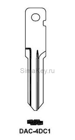 Лезвие автомобильное DAC-4DC1_HU136TA_x_DCA4R INS