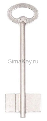 Заготовка ключа ЭТК-2 120*30,2*16,0 мм, лат., штамп.