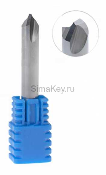 Фреза для вертикального станка RAISE 82 (D6*82*40L*1T) DW1082 градуса карбидовая (Китай)