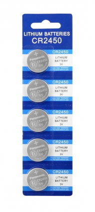 Элемент питания PANASONIC CR2450 BL5 Элемент питания PANASONIC CR2450 BL5