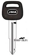 Заготовка ключа TOYO-10.P1_TOY42P_TY49P_TY42P79_TR12P_x_x Toyota