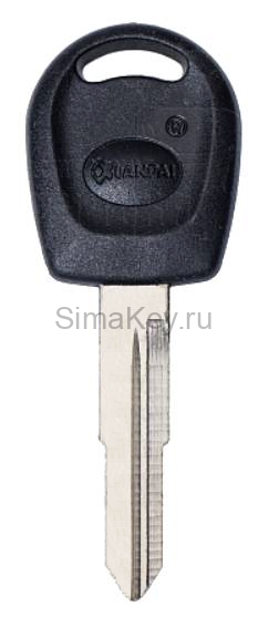 Заготовка ключа Chery 02 авто под чип