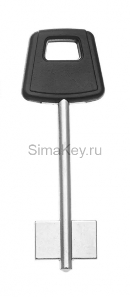 Заготовка ключа Чиза-12 77,5/54,5*20,7*13 мм, лат., лит., с пластиком