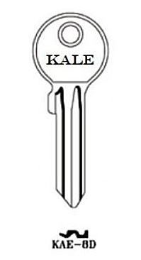 Заготовка ключа KAE-8D_KLE7X_KAL7_KAL10_x (Китай)