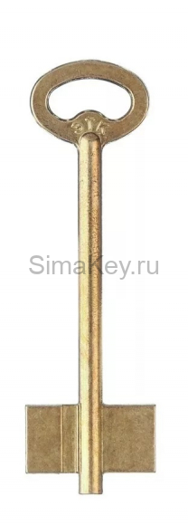 Заготовка ключа ЭТК-2 100*30,2*16,0 мм, лат., лит., б/п