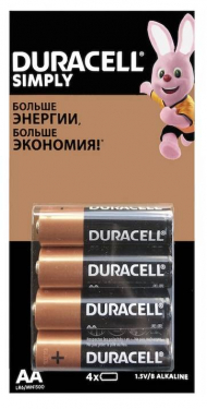 Элемент питания DURACELL LR6/ MN1500 BL-16 (4*4) Элемент питания DURACELL LR6/ MN1500 BL-16 (4*4)