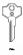 Заготовка ключа GIU-2D_GS4R_GSN12L_GU4R_GIS4S_x