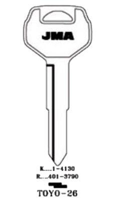Заготовка ключа TOYO-26_TOY20_TY30_TY21_x_x Toyota