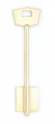 Заготовка ключа Mottura MTR10G 111,3*21,9*24.25 мм, лат., штамп., б/п
