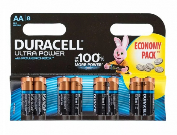 Элемент питания DURACELL ULTRA POWER LR6/ MN1500 BL-8 AA