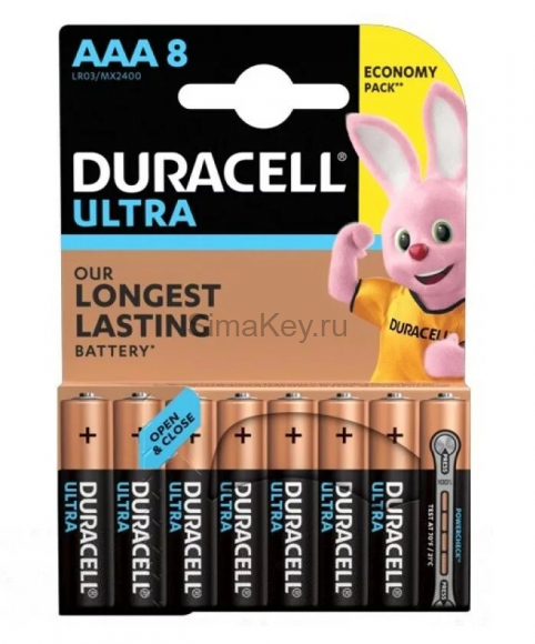 Элемент питания DURACELL ULTRA POWER MAX LR03/ MN2400 BL-8 AAA