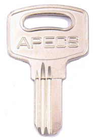 Заготовка ключа Apecs 3 паза Китай Заготовка ключа Apecs 3 паза Китай