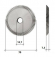 Фреза угловая CUTTER 0011B 70х7,3х12,7xT80 Carbide