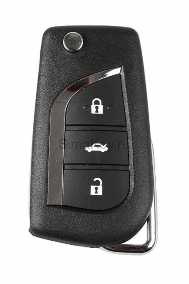 Универсальный ключ XK серии VVDI Key Tool, 3 кнопки, стиль Toyota (XKTO00EN) Универсальный ключ XK серии VVDI Key Tool, 3 кнопки, стиль Toyota (XKTO00EN)