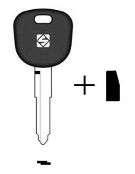 Заготовка ключа Mazda TP05MAZ-11D.P (Silca MAZ24RT5) транспондер