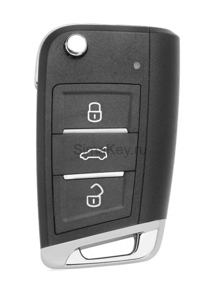 Универсальный ключ XK серии VVDI Key Tool, 3 кнопки, стиль VAG (XKMQB1EN) Универсальный ключ XK серии VVDI Key Tool, 3 кнопки, стиль VAG (XKMQB1EN)