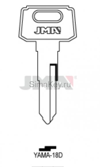 Заготовка ключа YAMA-18D_YH28_YM36_YA22_x_x  Yamaha