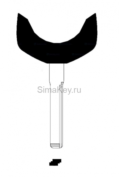 Лезвие под эмулятор HU64T Silca