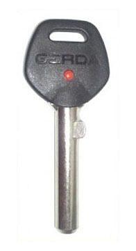 Заготовка ключа Gerda-GT3P  (пластик короткая 40 мм.)